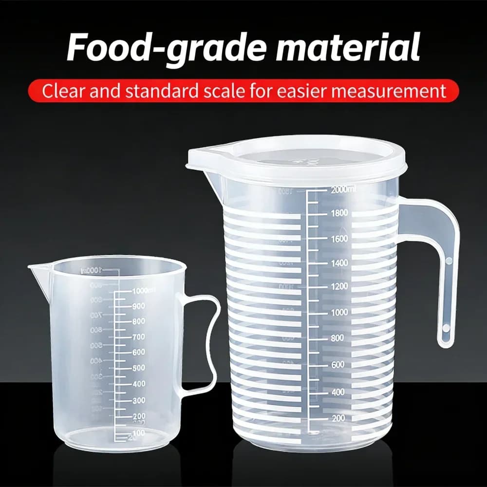 Virtuves mērtrauks ar skalu, 100–5000 ml
