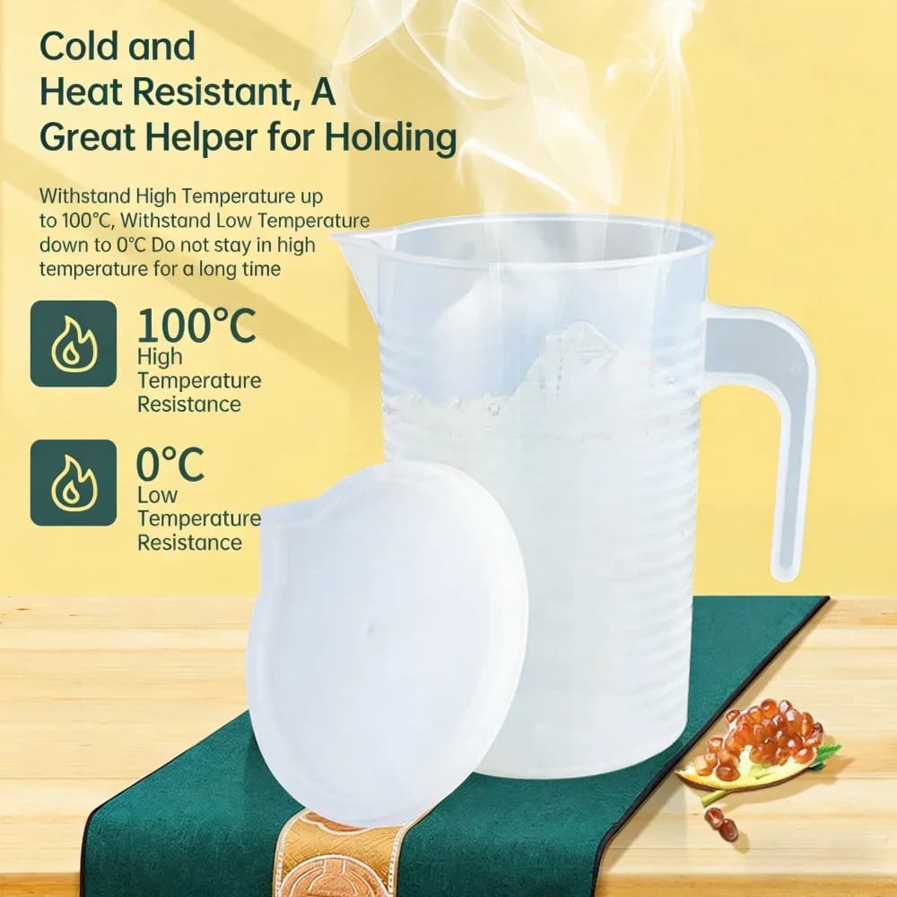 Virtuves mērtrauks ar skalu, 100–5000 ml
