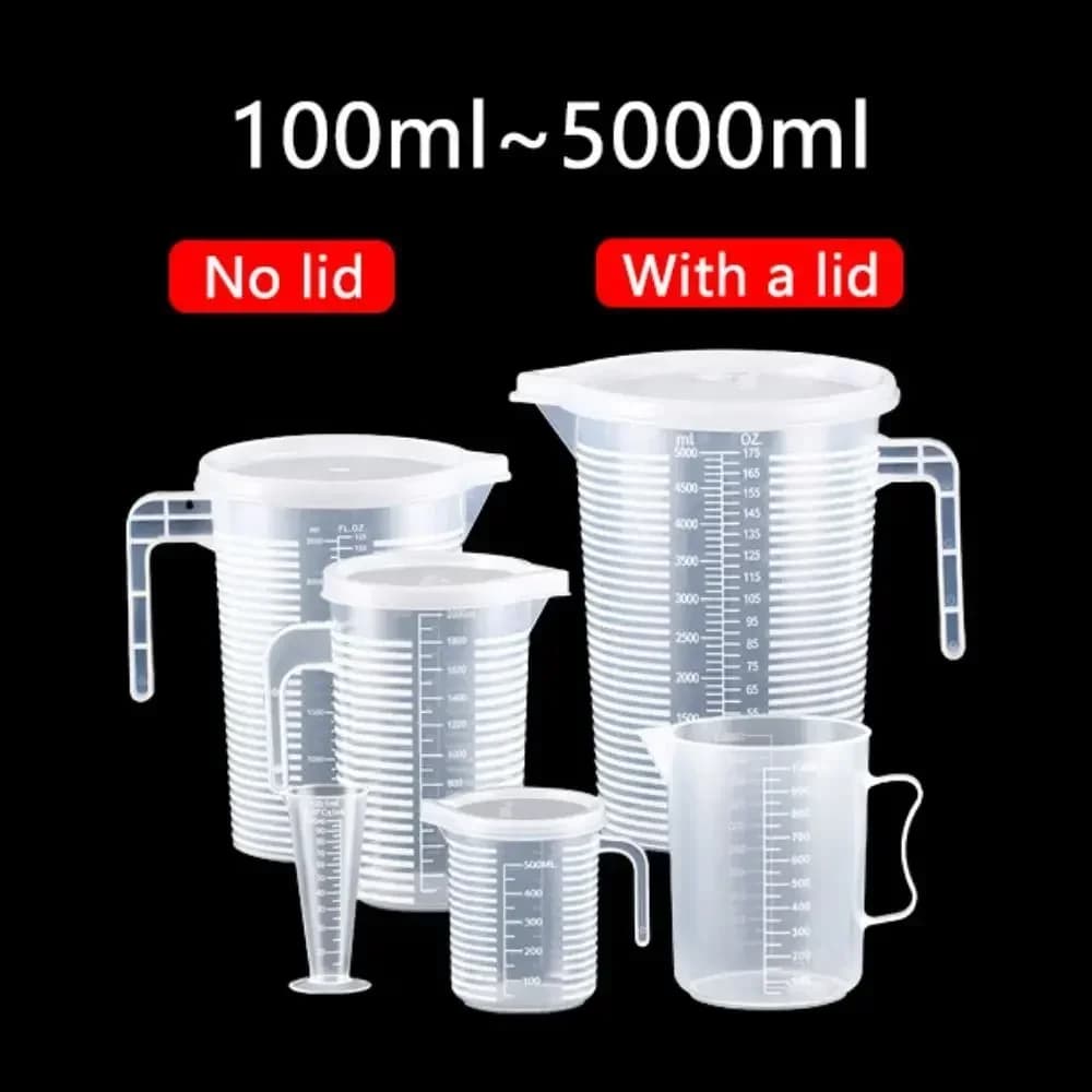 Virtuves mērtrauks ar skalu, 100–5000 ml