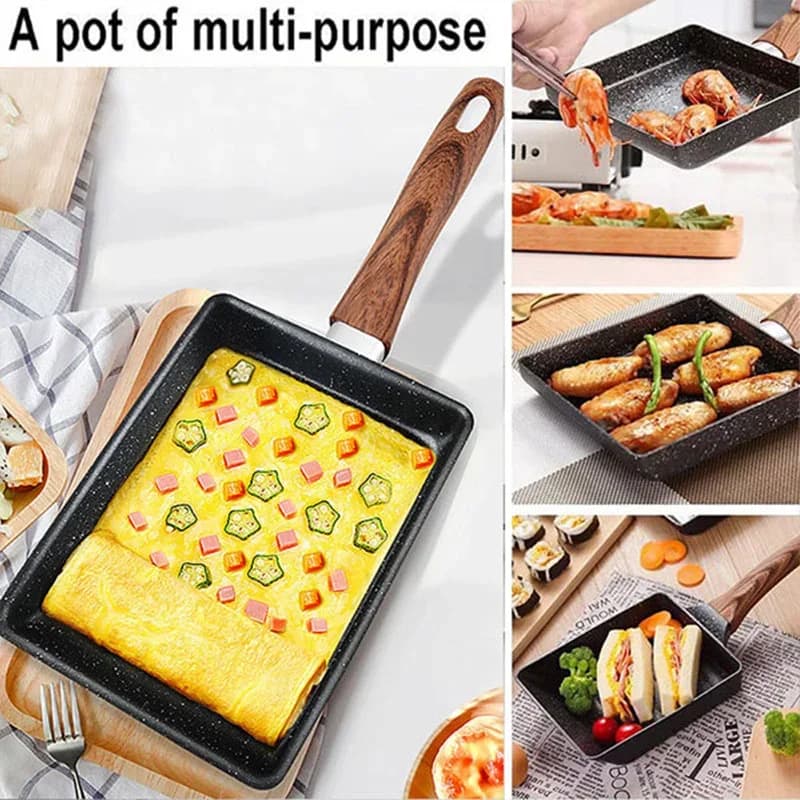 Tamagoyaki panna japāņu omletei, nepiedegoša