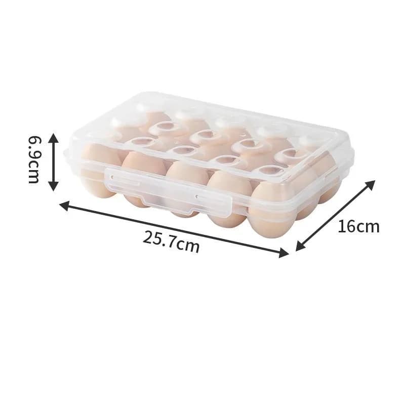 Plastmasas olu uzglabāšanas trauks ar vāku