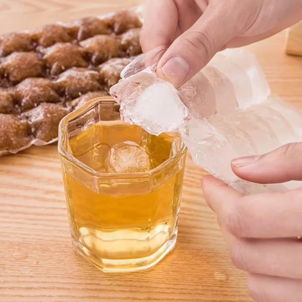 Vienreizlietojami ledus maisiņi ledus gabaliņiem, 10–100 gab./iepakojumā